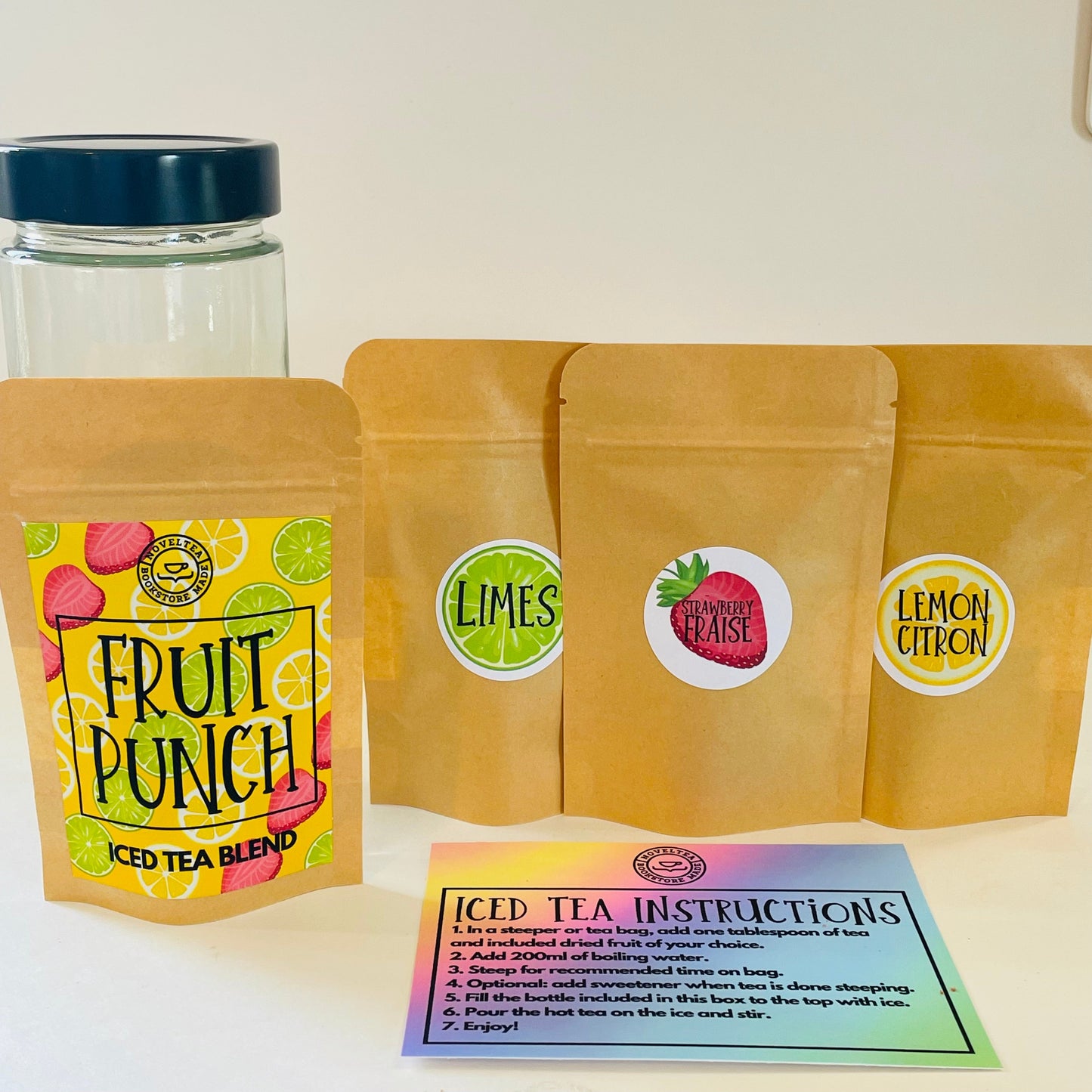 Iced Tea Mixer Kit - Fruit Punch Herbal Tea