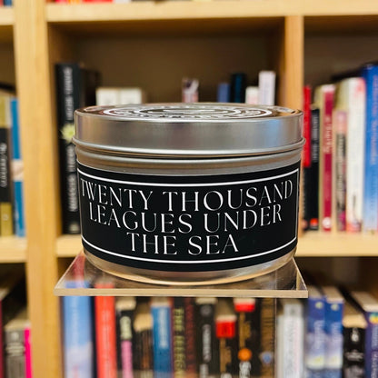 Twenty Thousand Leagues Under the Sea -  Sea Salt & Rosemary Scented Black Label Candle