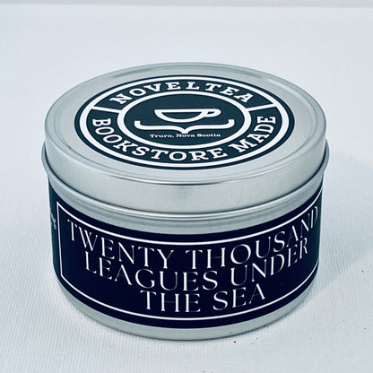 Twenty Thousand Leagues Under the Sea -  Sea Salt & Rosemary Scented Black Label Candle