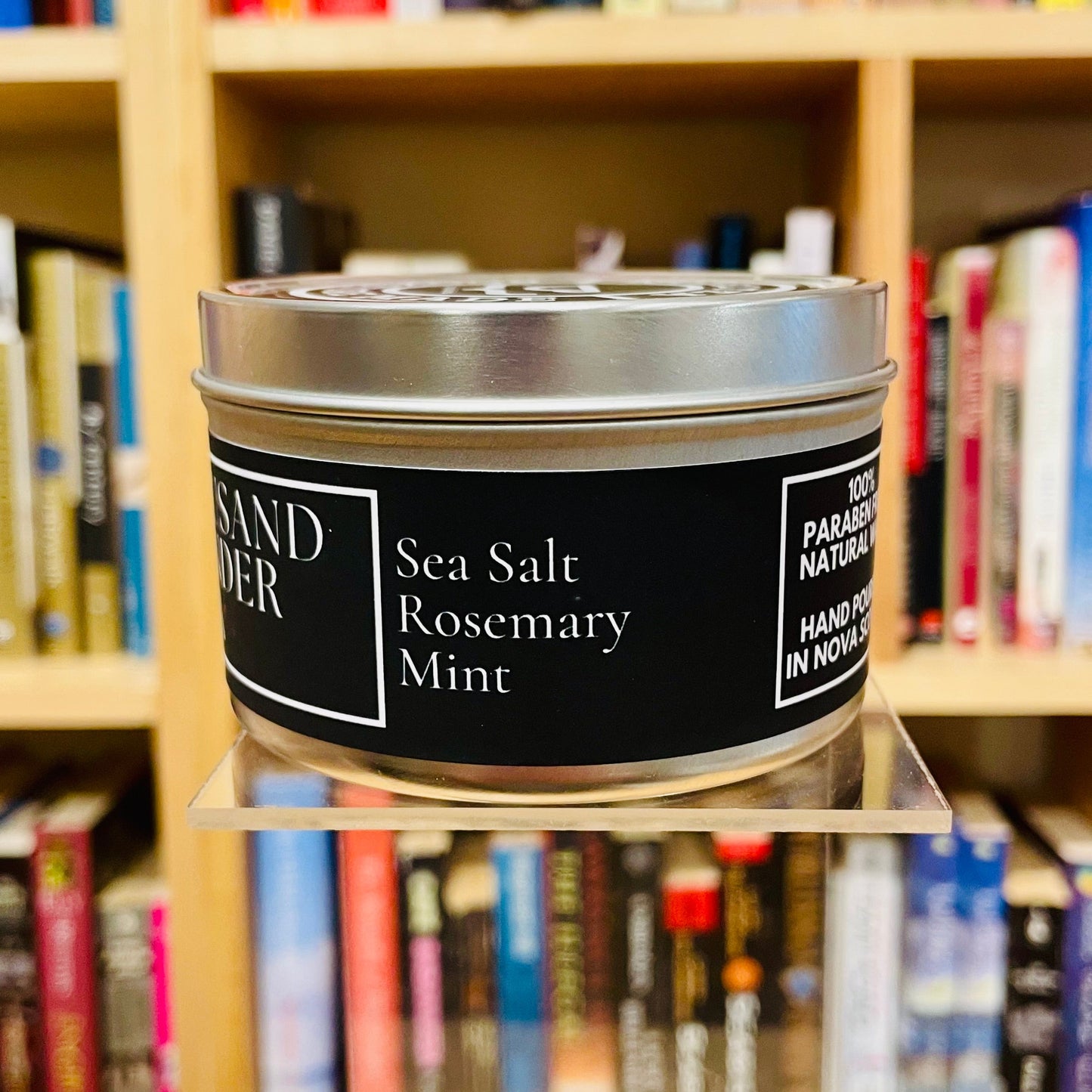 Twenty Thousand Leagues Under the Sea -  Sea Salt & Rosemary Scented Black Label Candle