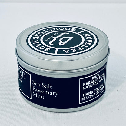 Twenty Thousand Leagues Under the Sea -  Sea Salt & Rosemary Scented Black Label Candle