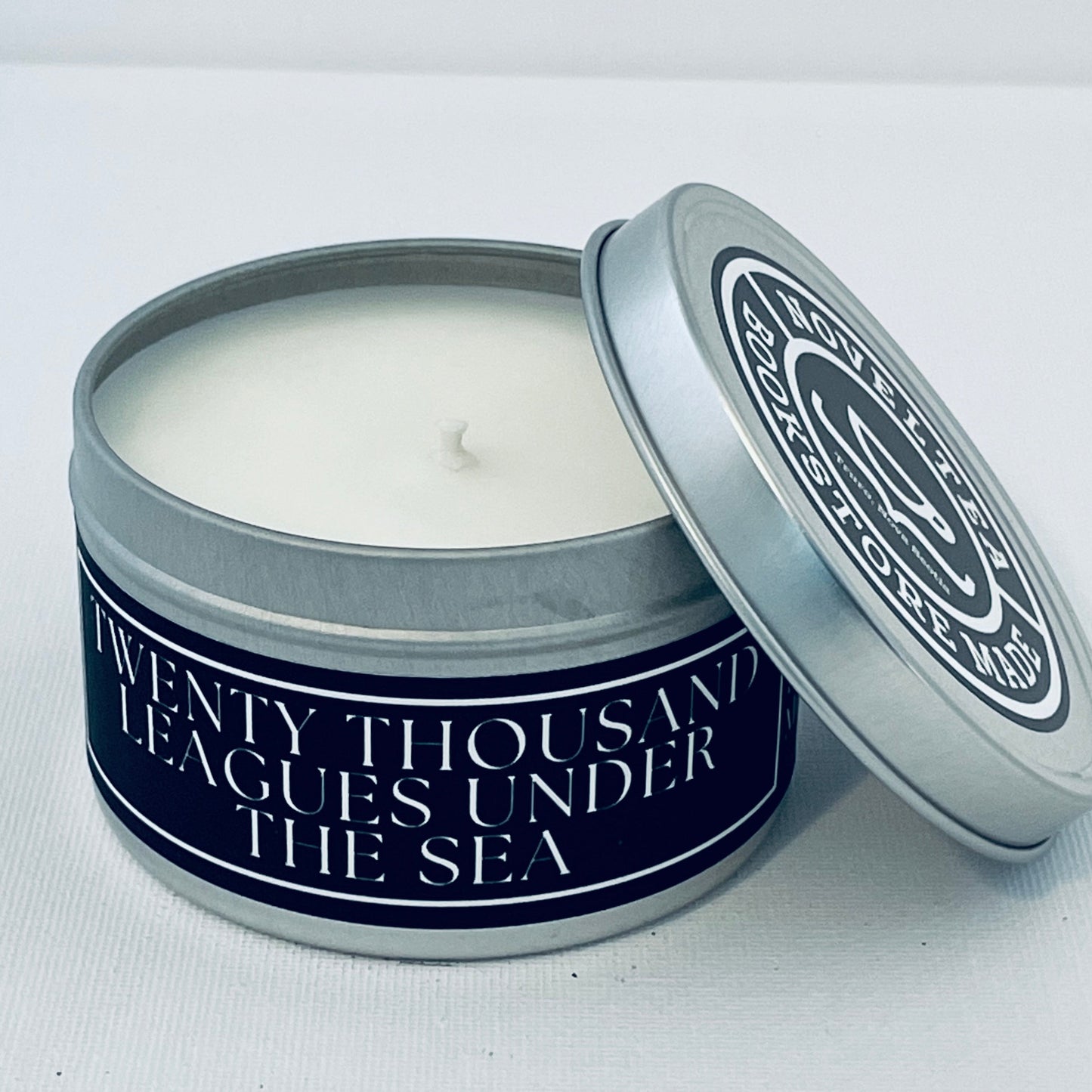 Twenty Thousand Leagues Under the Sea -  Sea Salt & Rosemary Scented Black Label Candle