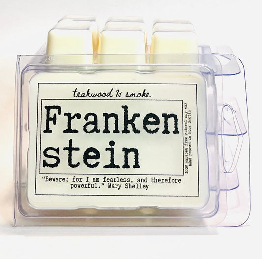 Frankenstein Soy Wax Melt - Teakwood & Smoke