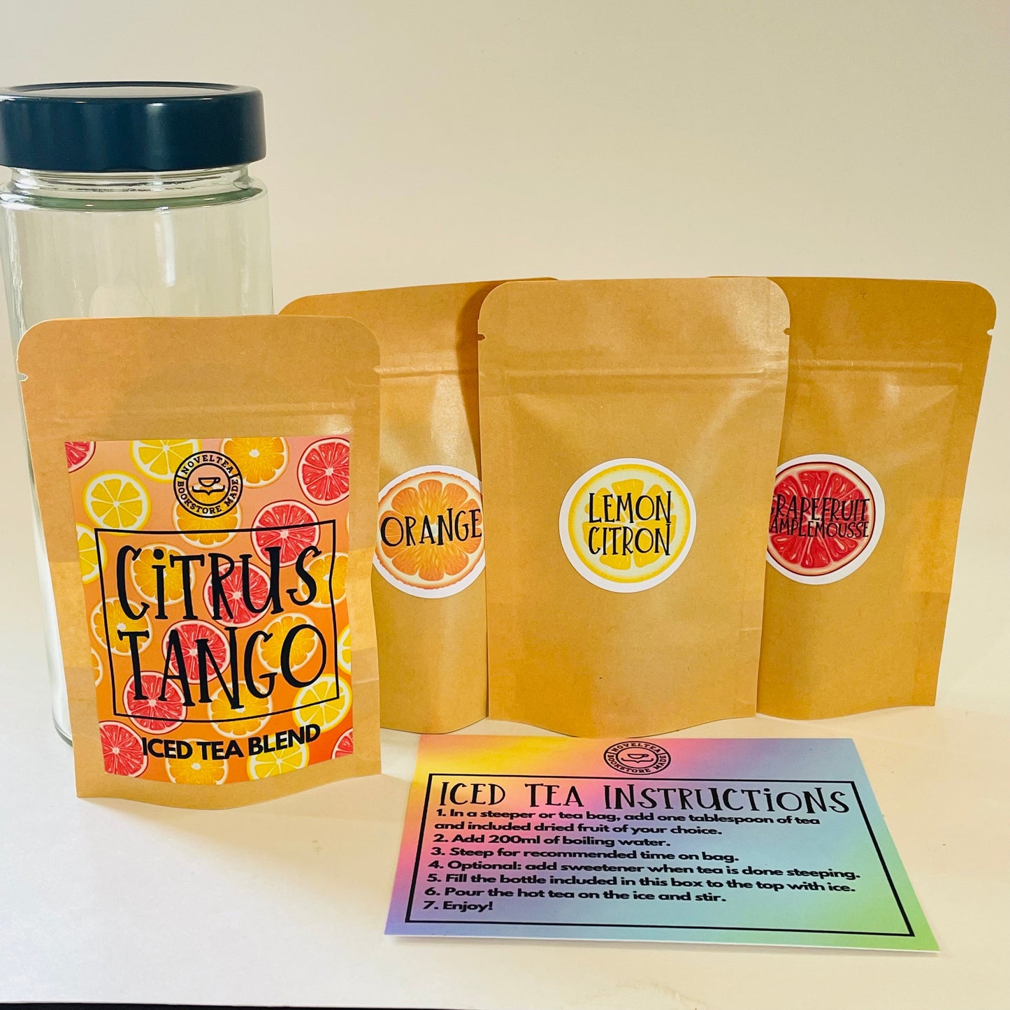 Iced Tea Mixer Kit - Citrus Tango Herbal Tea