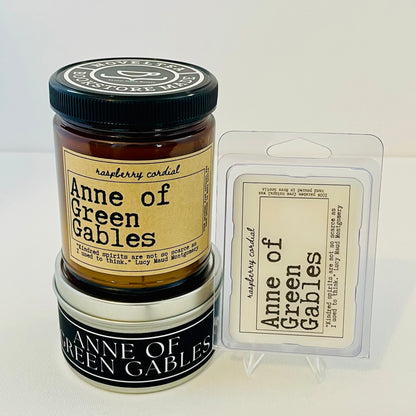 Anne of Green Gables - Raspberry Cordial Scented Black Label Candle