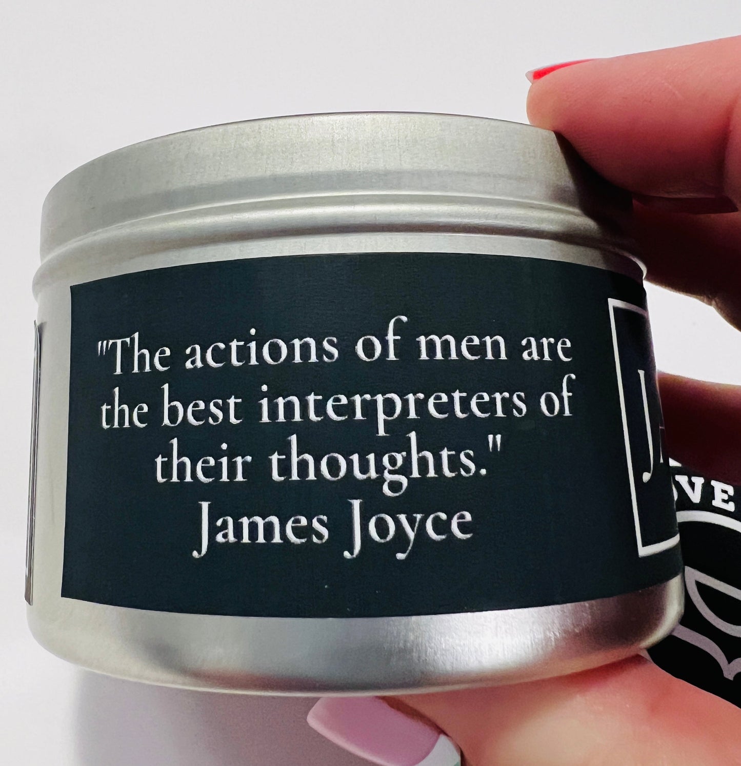 James Joyce - Espresso & Irish Cream Scented  Black Label Candle