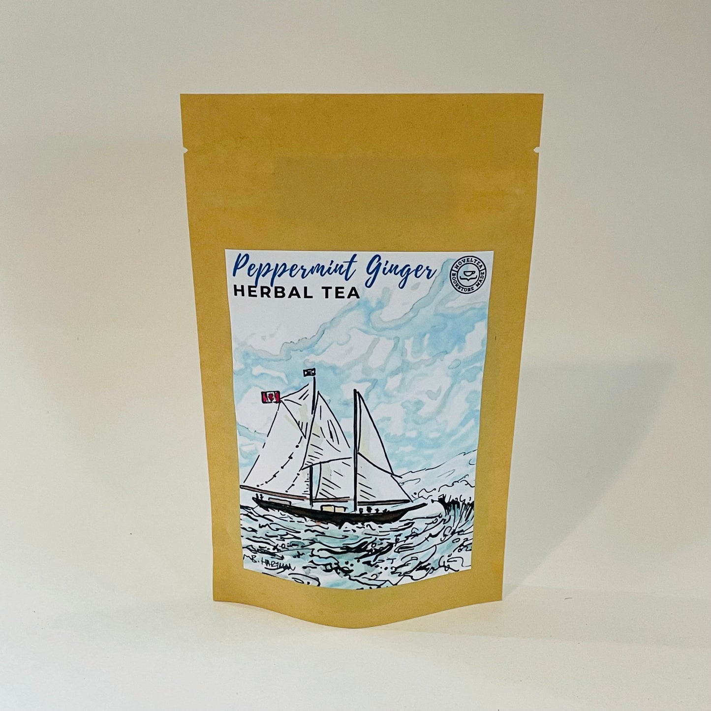 Artist Label | Bluenose Schooner - Peppermint Ginger HERBAL TEA