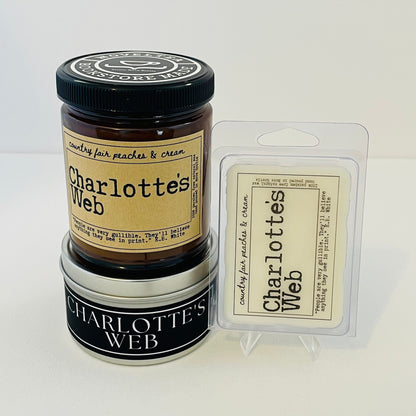 Charlotte's Web Soy Wax Melt - Peaches & Cream