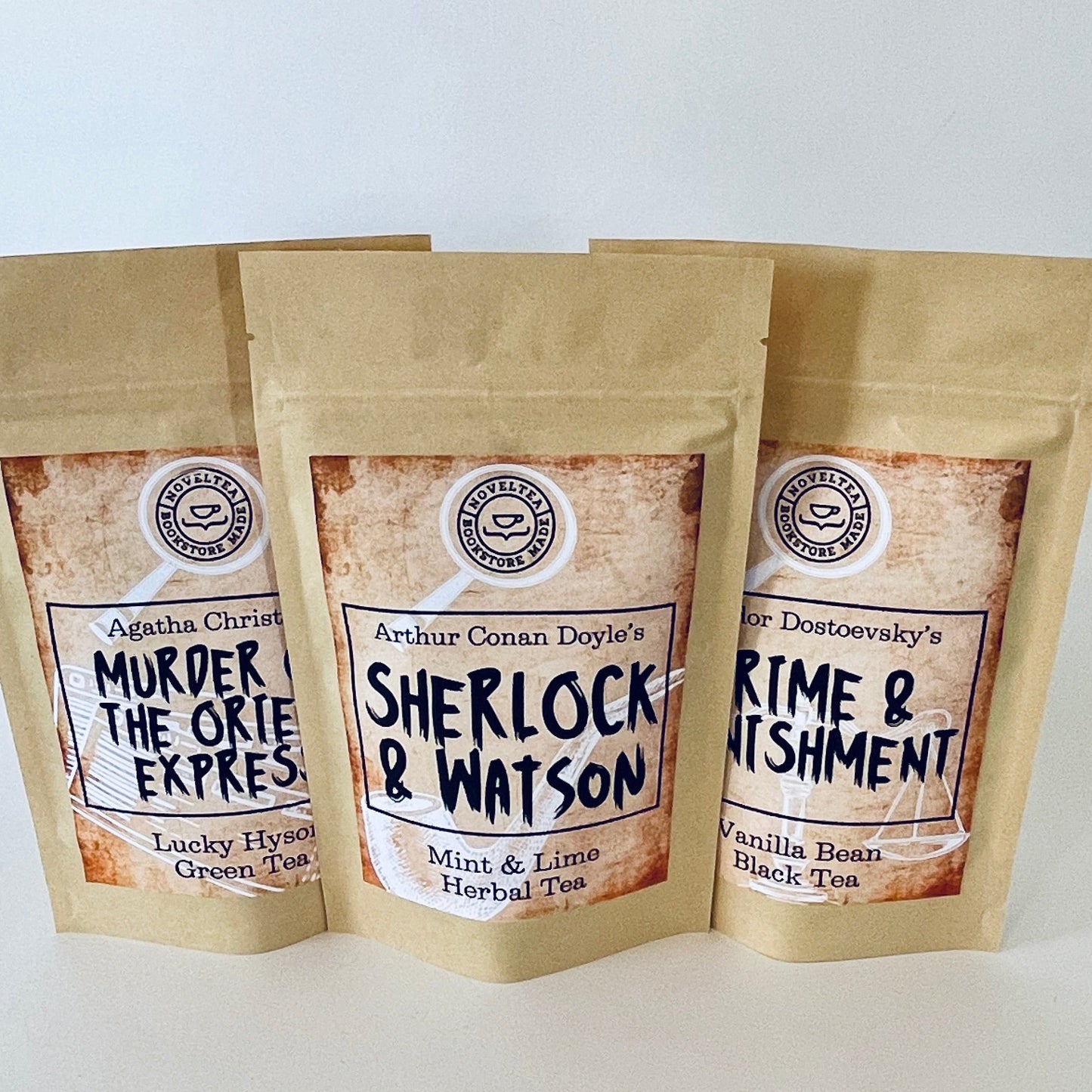 Sherlock and Watson Crime Inspired - Lime and Mint HERBAL TEA