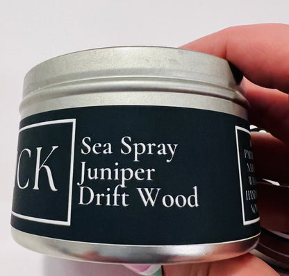 Moby Dick - Sea Spray & Driftwood Scented Black Label Candle