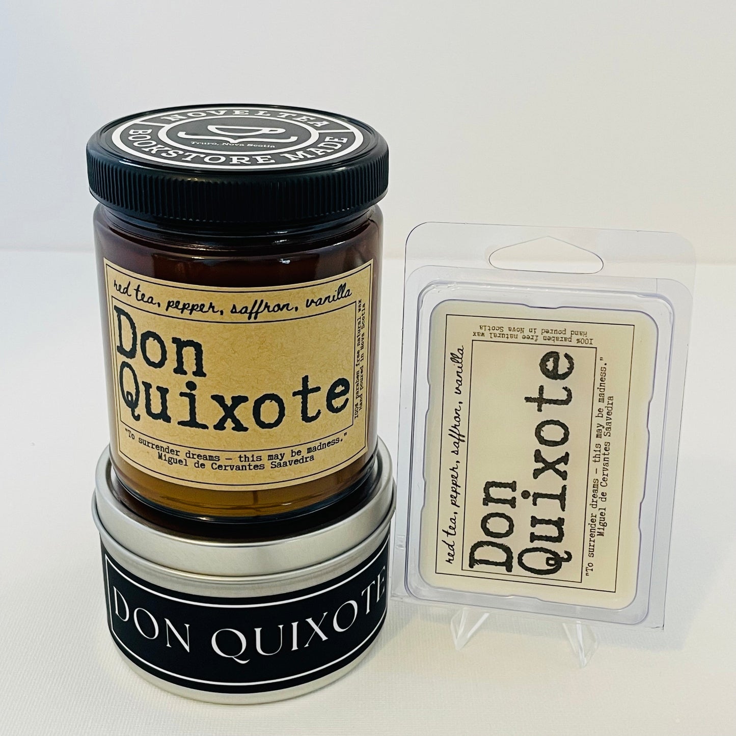 Don Quixote - Rooibos Saffron Scented Candle Jar