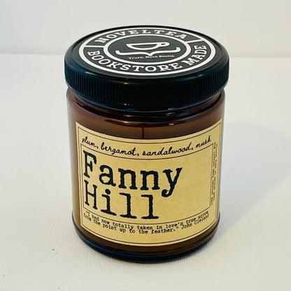 Fanny Hill - Sensual Amber Scented Candle Jar