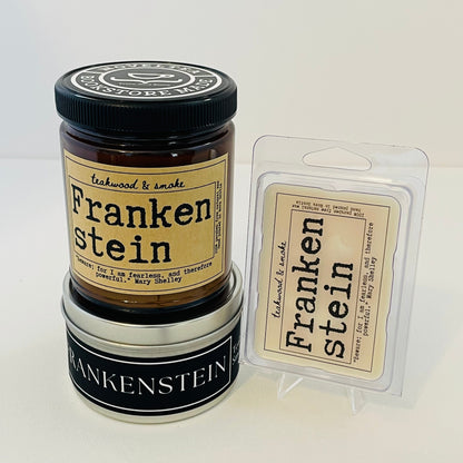 Frankenstein - Teakwood & Smoke Candle Jar