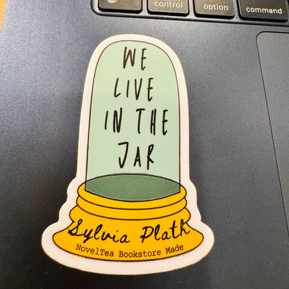 Sylvia Plath Bell Jar Vinyl Sticker