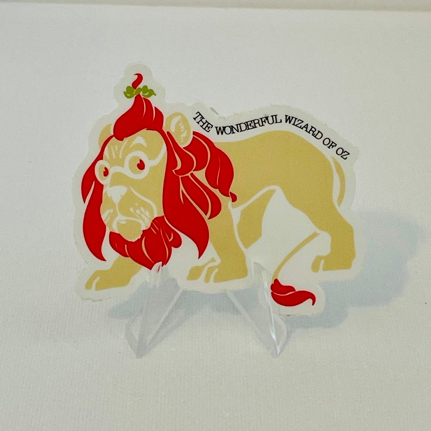 Cowardly Lion, The Wonderful Wizard of Oz - Vinyl Sticker