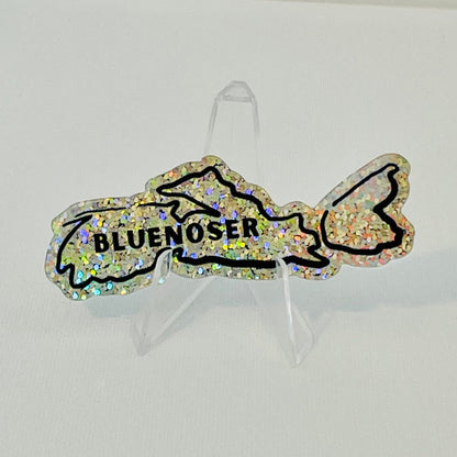 Bluenoser Holographic Vinyl Sticker