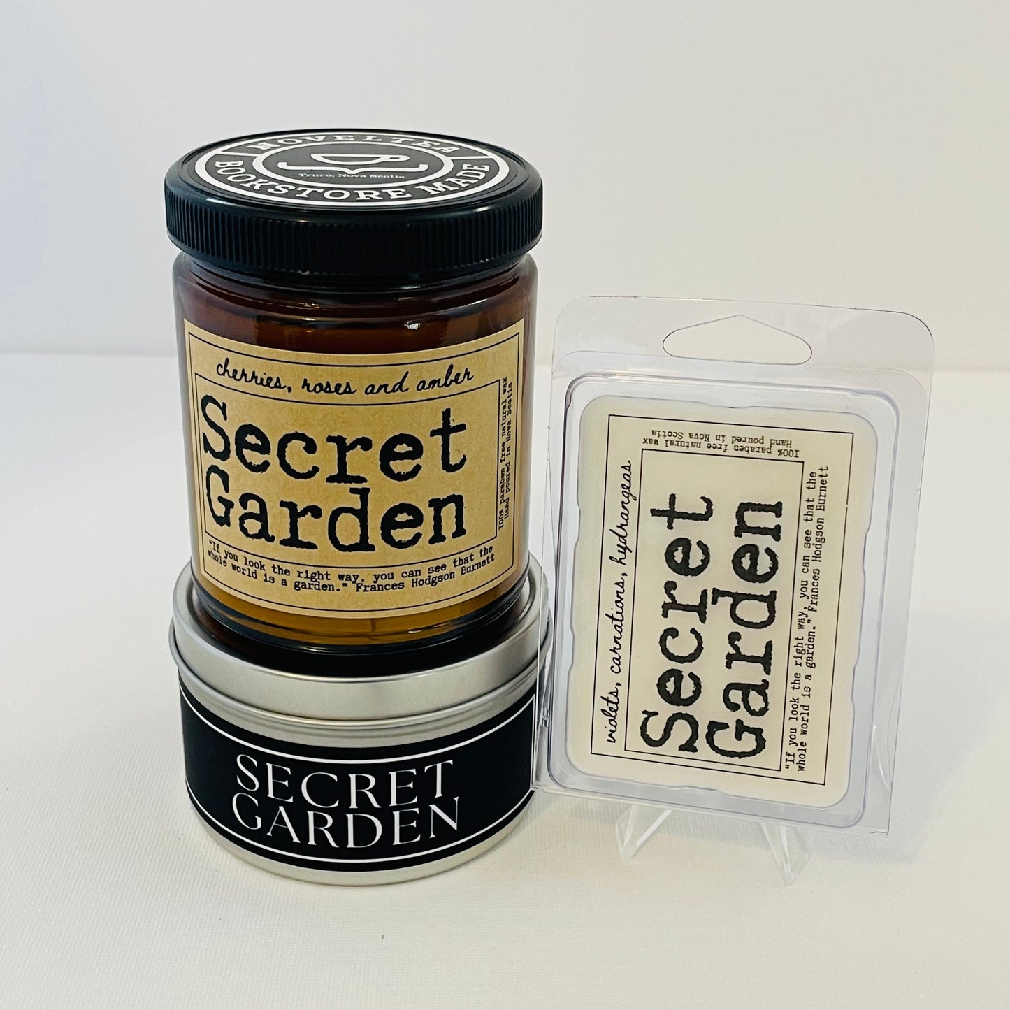 Secret Garden - Floral Bouquet Scented Candle Jar