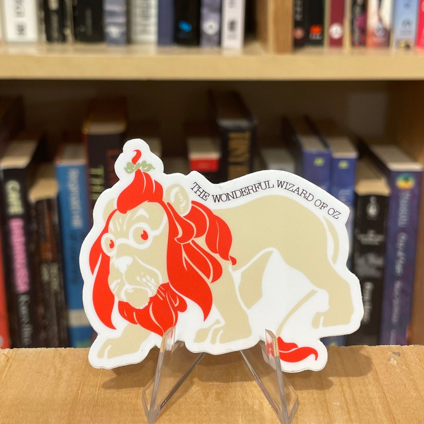 Cowardly Lion, The Wonderful Wizard of Oz - Vinyl Sticker