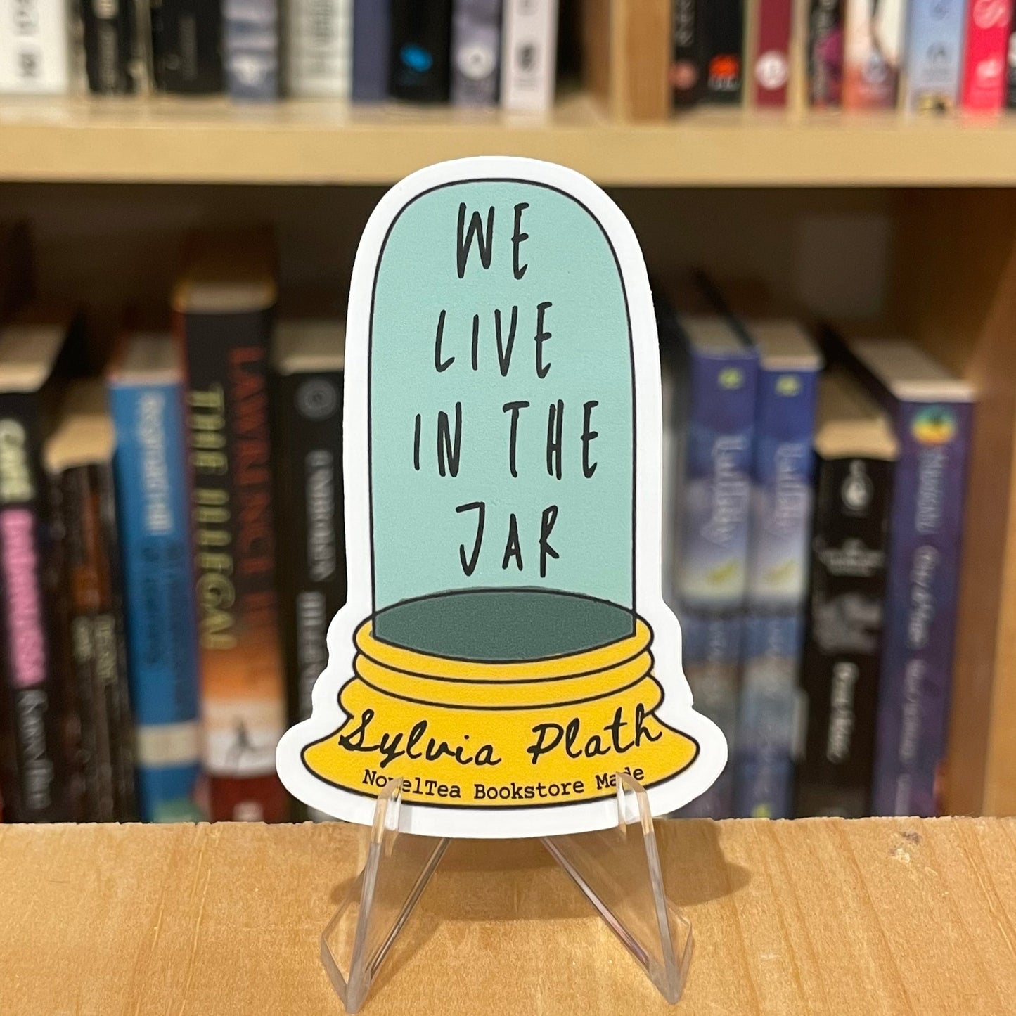 Sylvia Plath Bell Jar Vinyl Sticker