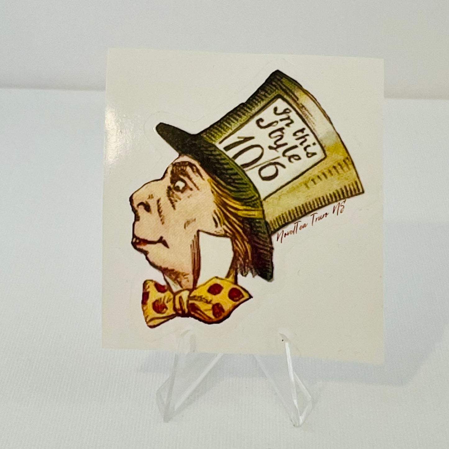 In This Style - Alice in Wonderland Clear Vinyl Sticker