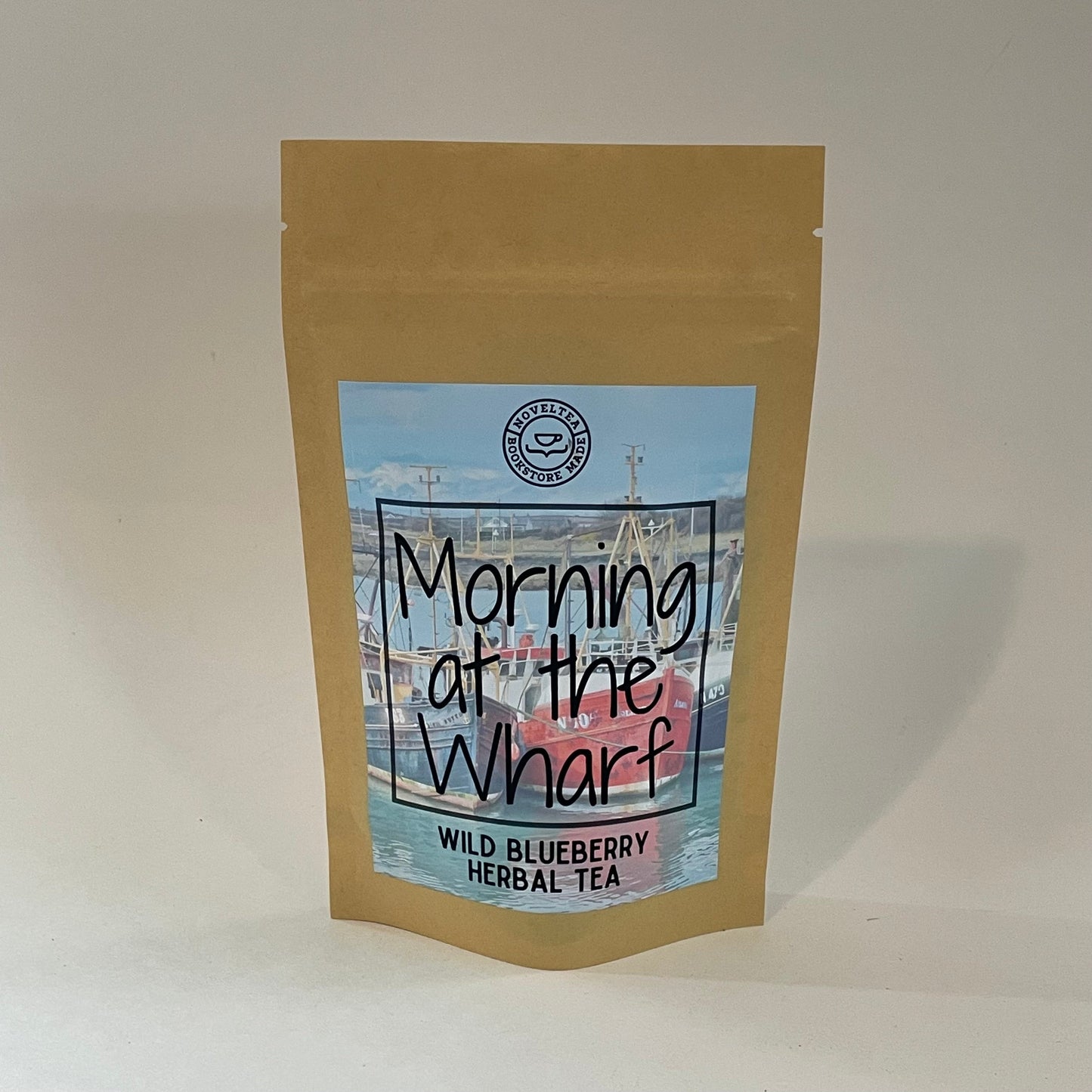 Artist Label | Morning at the Wharf - Wild Blueberry HERBAL TEA