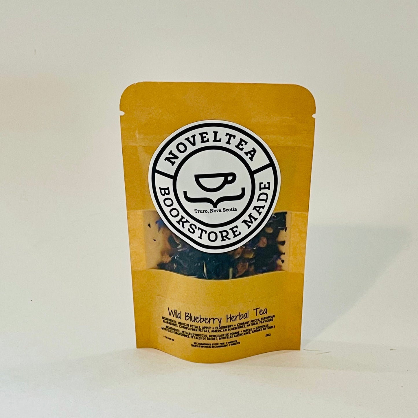 Artist Label | Morning at the Wharf - Wild Blueberry HERBAL TEA