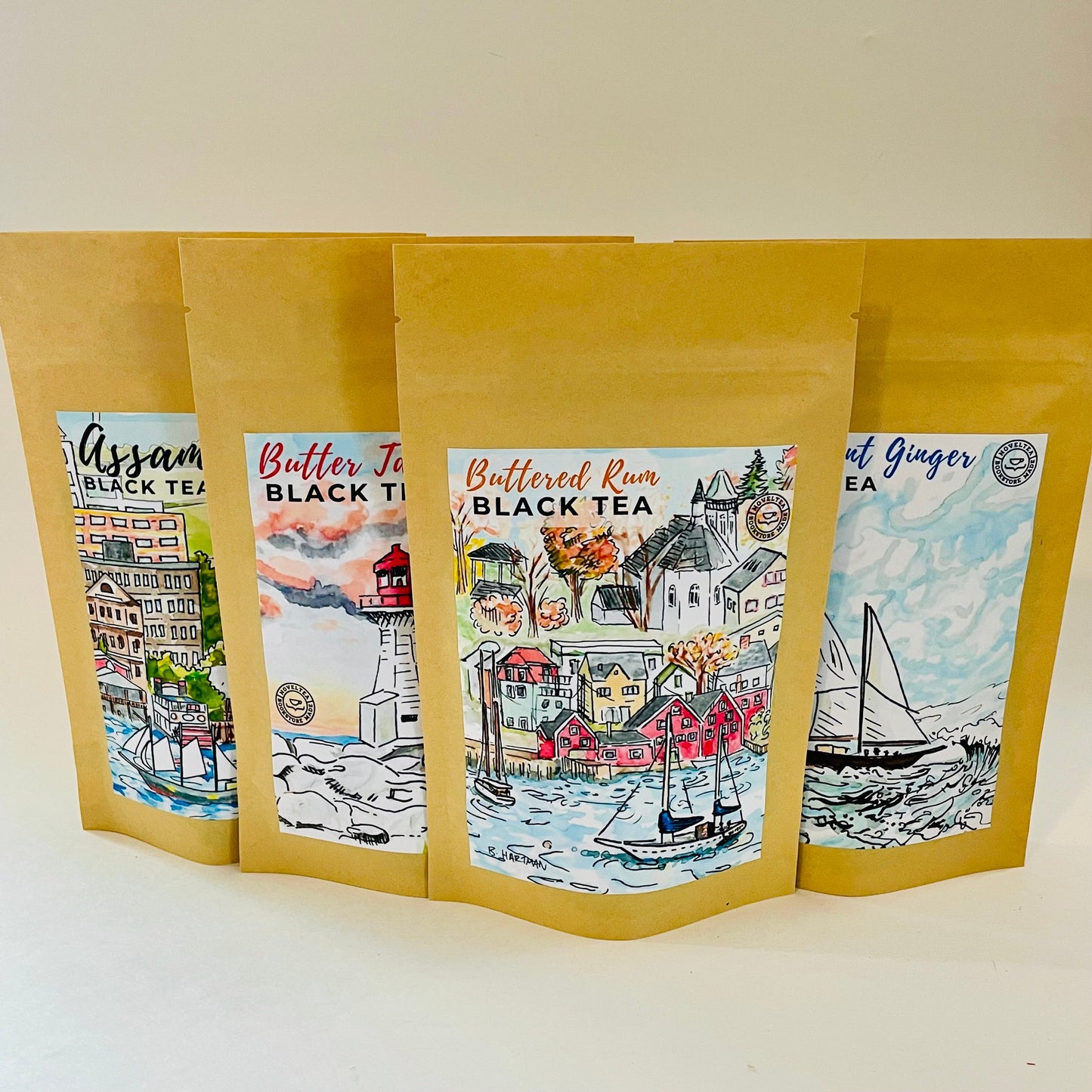 Artist Label | Peggy's Cove Lighthouse - Butter Tart  BLACK TEA