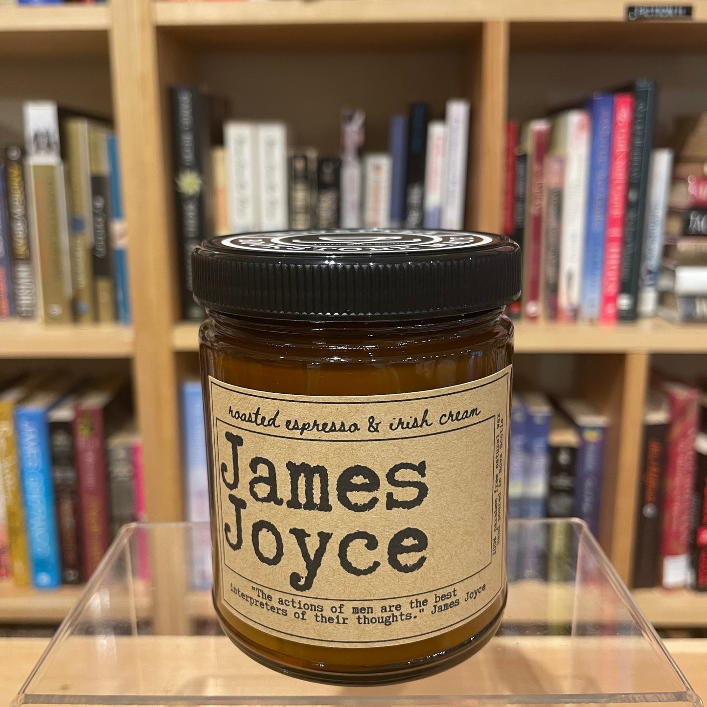 James Joyce - Espresso & Irish Cream Scented Candle Jar