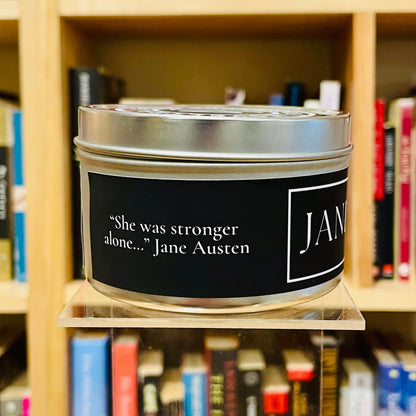 Jane Austen -  Lavender & Earl Grey Scented Black Label Candle