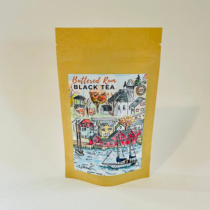 Artist Label | Lunenburg Waterfront - Buttered Rum  BLACK TEA