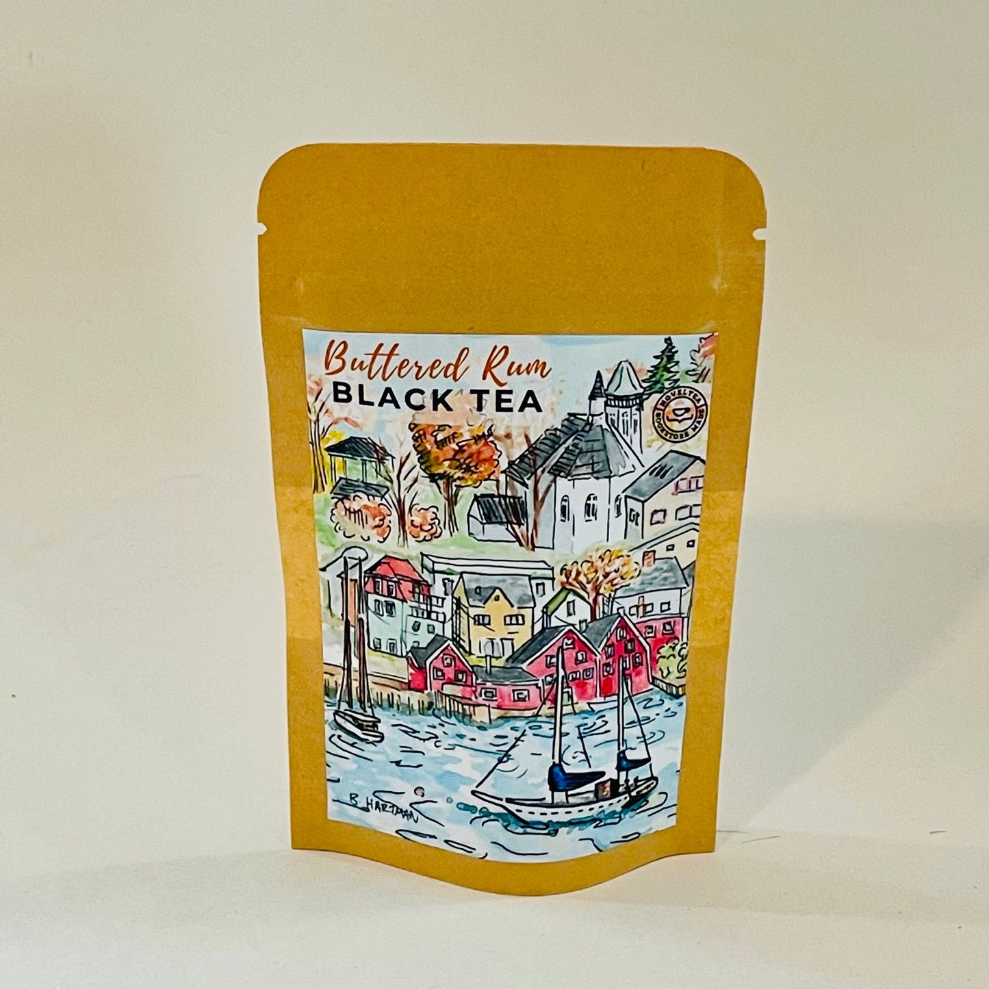 Artist Label | Lunenburg Waterfront - Buttered Rum  BLACK TEA