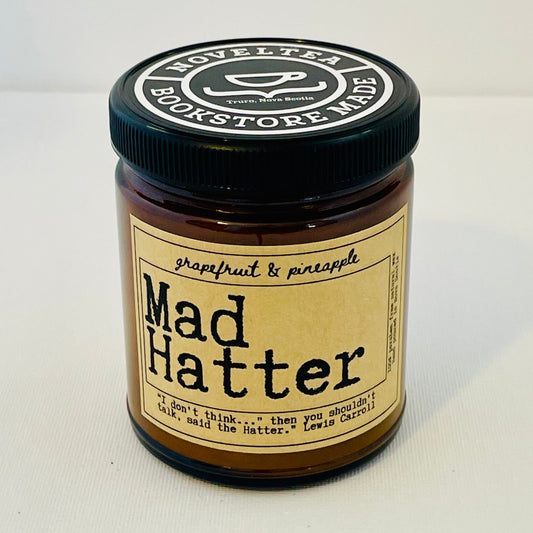 Mad Hatter - Grapefruit and Pineapple Scented Candle Jar