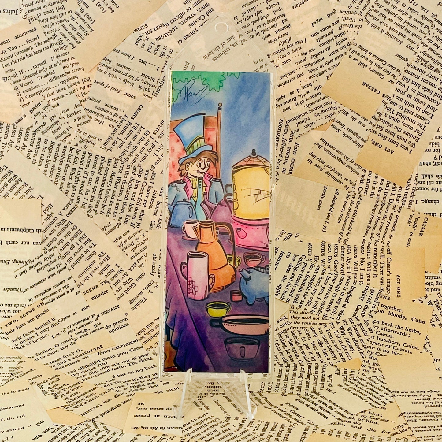 Mad Hatter Bookmark