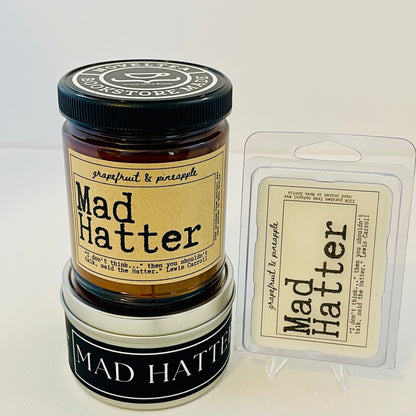 Mad Hatter - Grapefruit & Pineapple Scented Black Label Candle