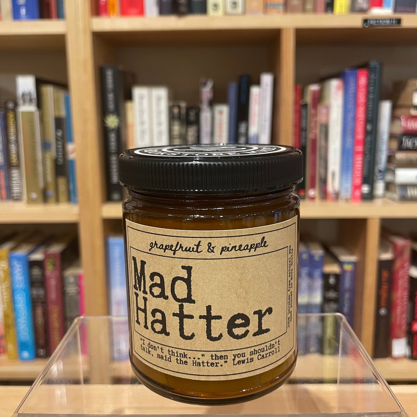 Mad Hatter - Grapefruit and Pineapple Scented Candle Jar