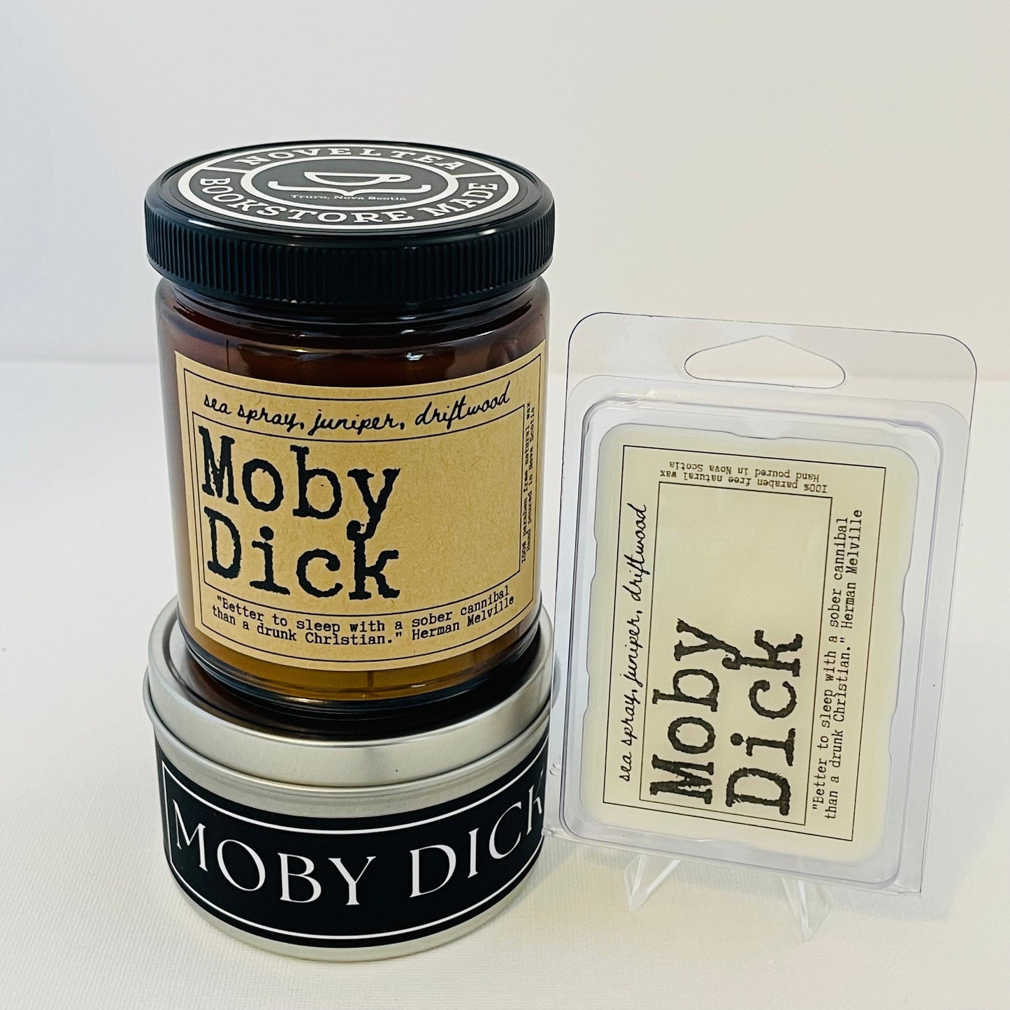 Moby Dick - Sea Spray & Driftwood Scented Candle Jar