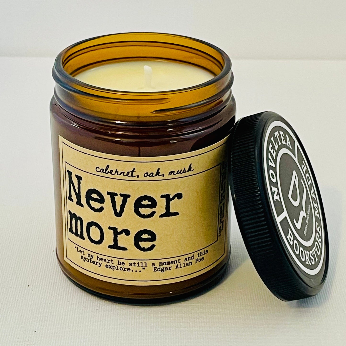 Nevermore - Cabernet & Musk Scented Candle Jar