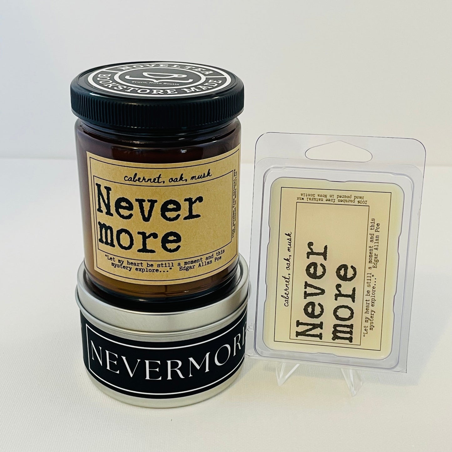 Nevermore - Cabernet & Musk Scented Candle Jar