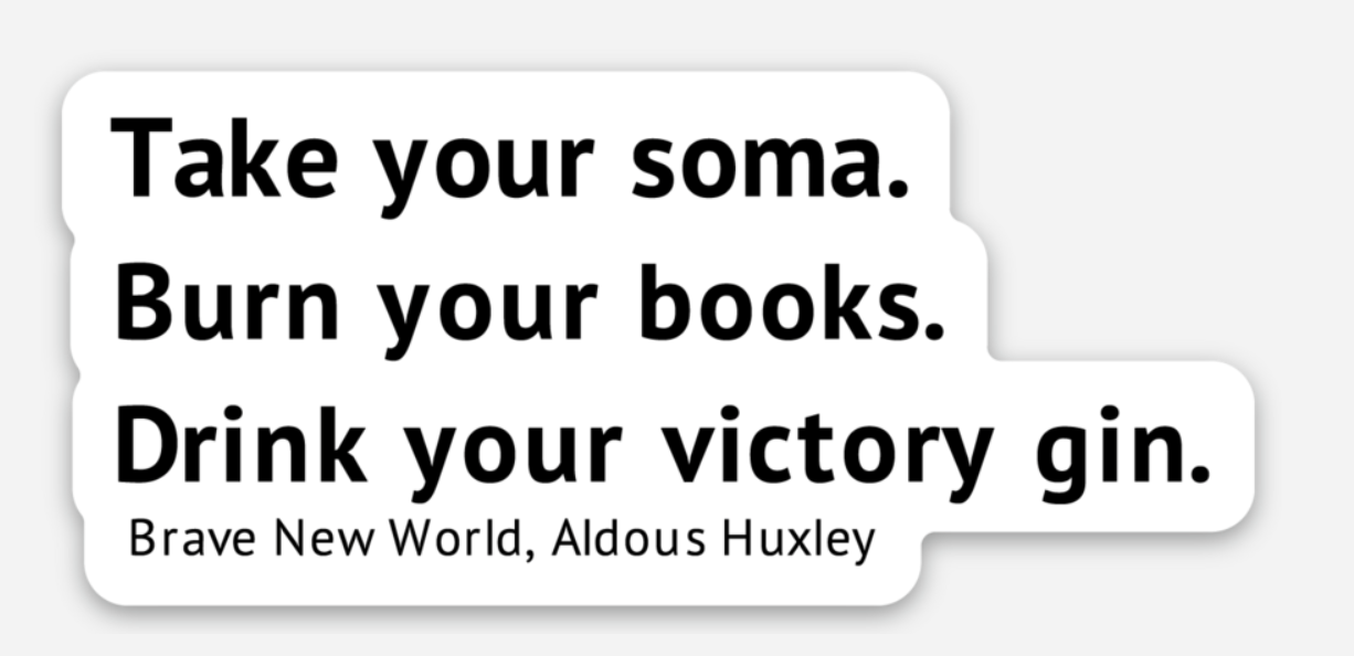 Take Your Soma Quote Vinyl Sticker