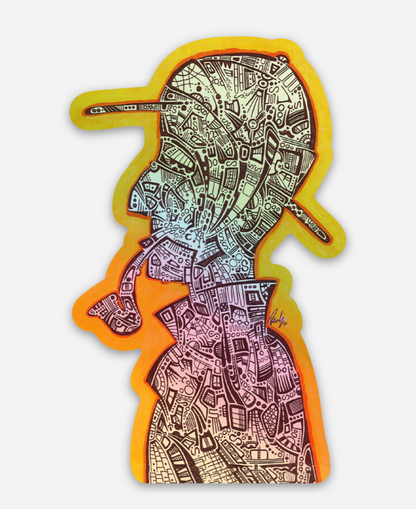 Sherlock Holmes Vinyl Sticker