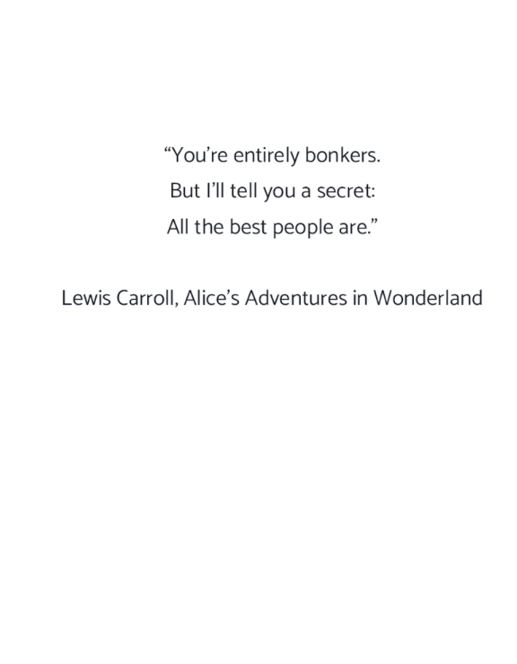 Alice's Adventures in Wonderland Inspired - (Blank or Quote Inside) Greeting Card