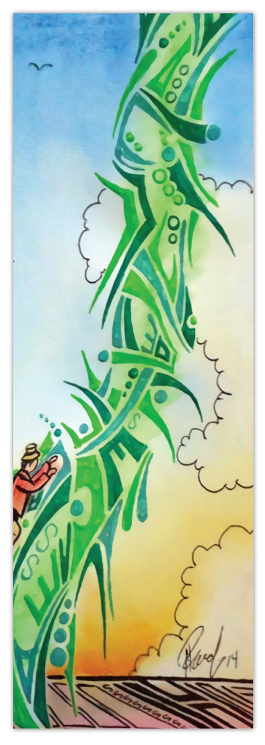 Jack and the Beanstalk Bookmark