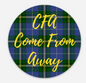 CFA: Come From Away - Vinyl Sticker