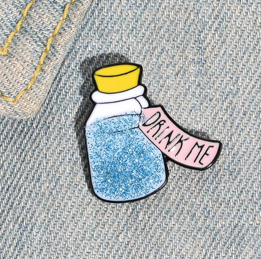 Drink Me, Alice in Wonderland -  Enamel Pin