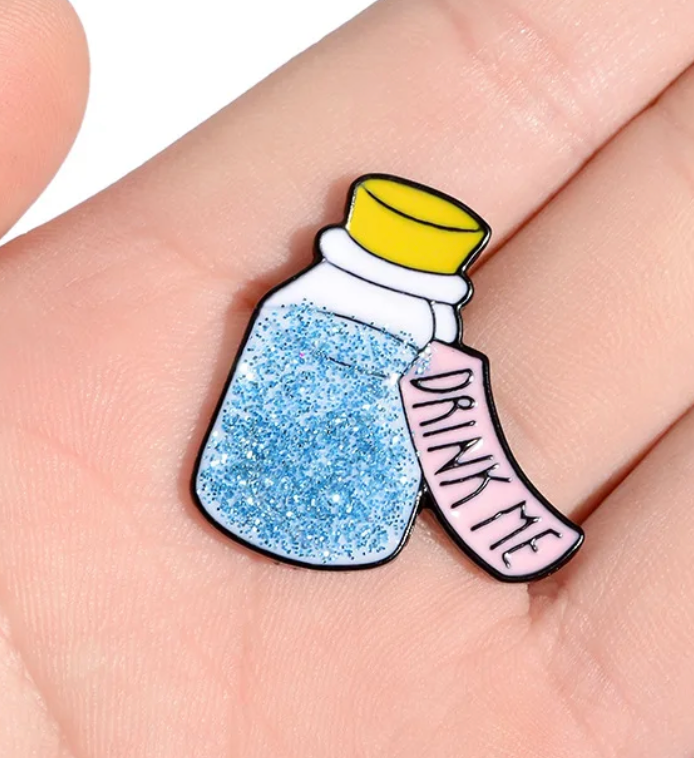 Drink Me, Alice in Wonderland -  Enamel Pin