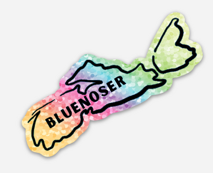 Bluenoser Holographic Vinyl Sticker