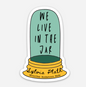 Sylvia Plath Bell Jar Vinyl Sticker