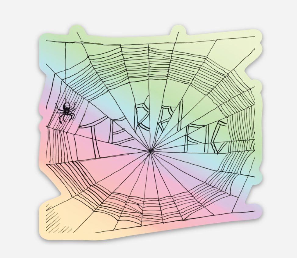 Terrific - Charlotte's Web Hollographic Vinyl Sticker