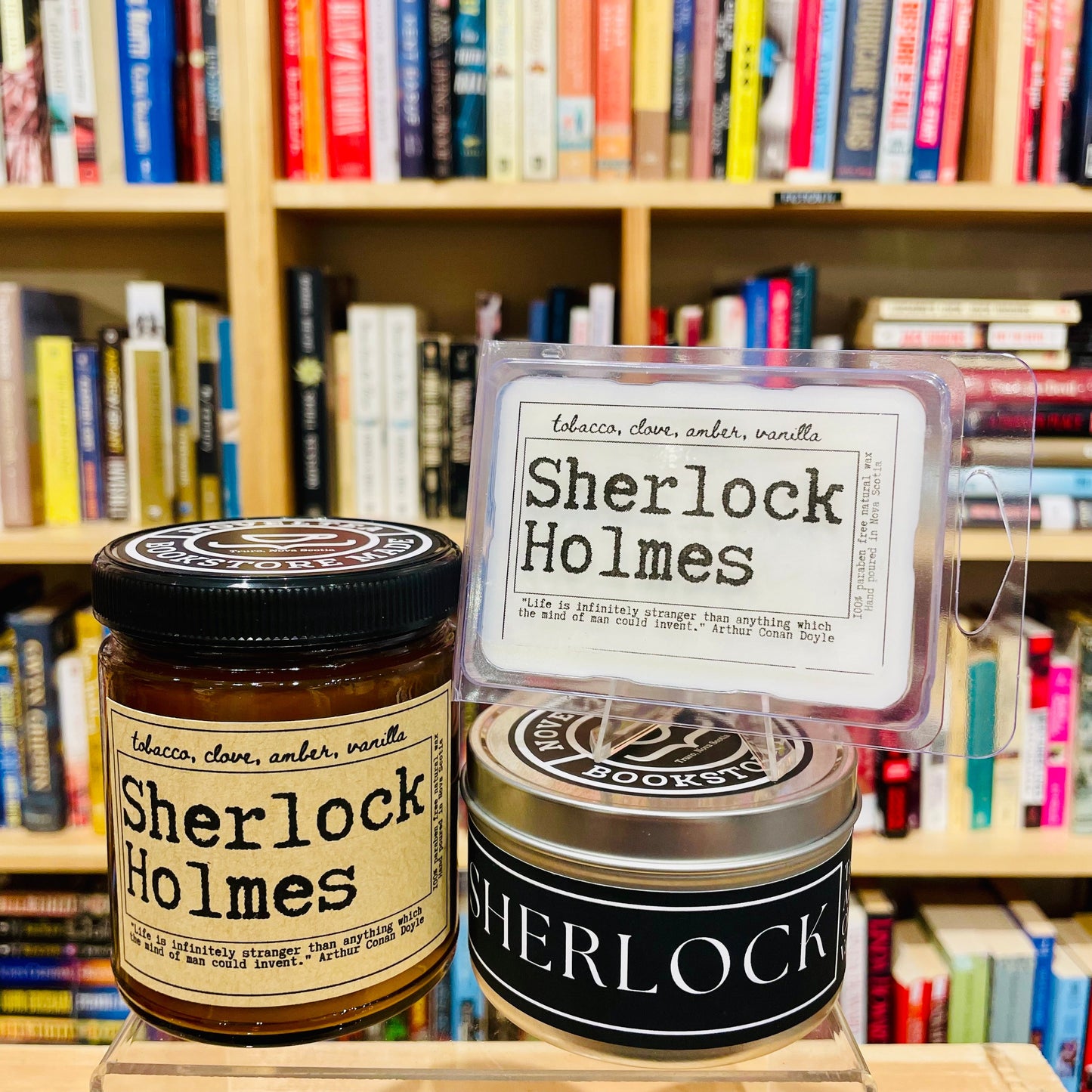 Sherlock - Tobacco & Clove Scented Black Label Candle