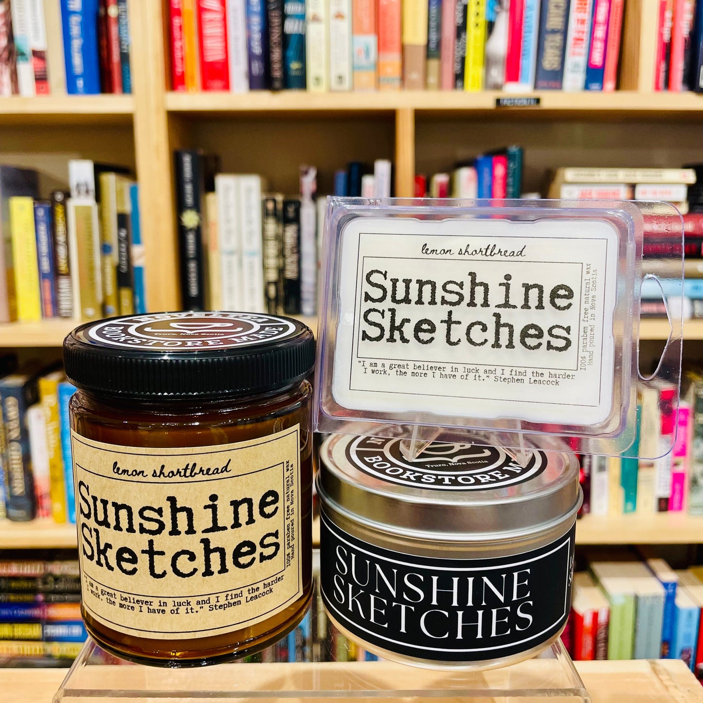 Sunshine Sketches of a Little Town - Lemon Scented Black Label Candle